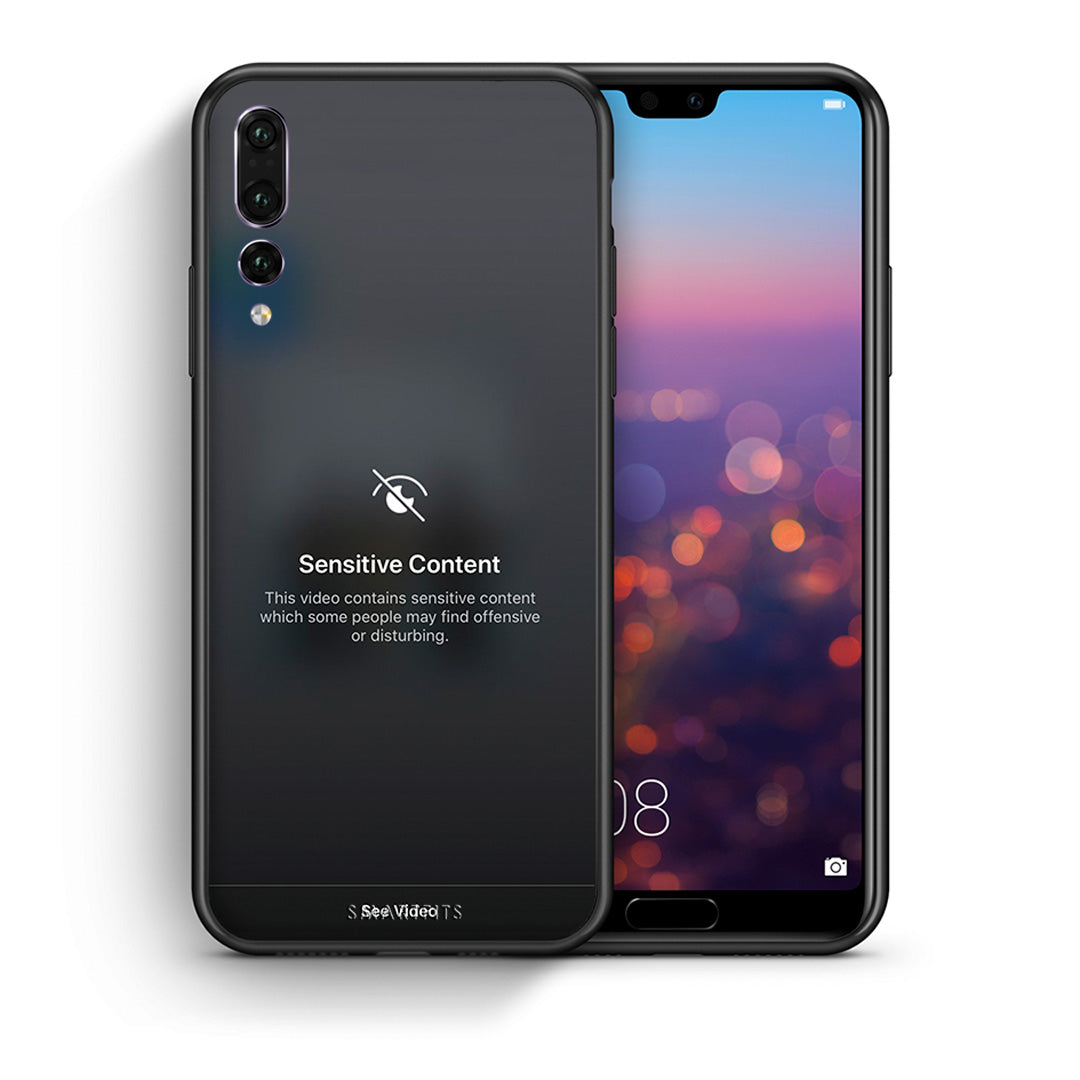 Θήκη Huawei P20 Pro Sensitive Content από τη Smartfits με σχέδιο στο πίσω μέρος και μαύρο περίβλημα | Huawei P20 Pro Sensitive Content case with colorful back and black bezels
