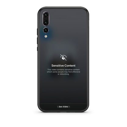 huawei p20 pro Sensitive Content θήκη από τη Smartfits με σχέδιο στο πίσω μέρος και μαύρο περίβλημα | Smartphone case with colorful back and black bezels by Smartfits