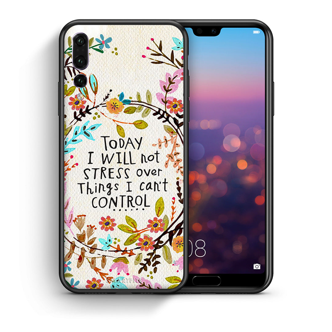 Θήκη Huawei P20 Pro Stress Over από τη Smartfits με σχέδιο στο πίσω μέρος και μαύρο περίβλημα | Huawei P20 Pro Stress Over case with colorful back and black bezels