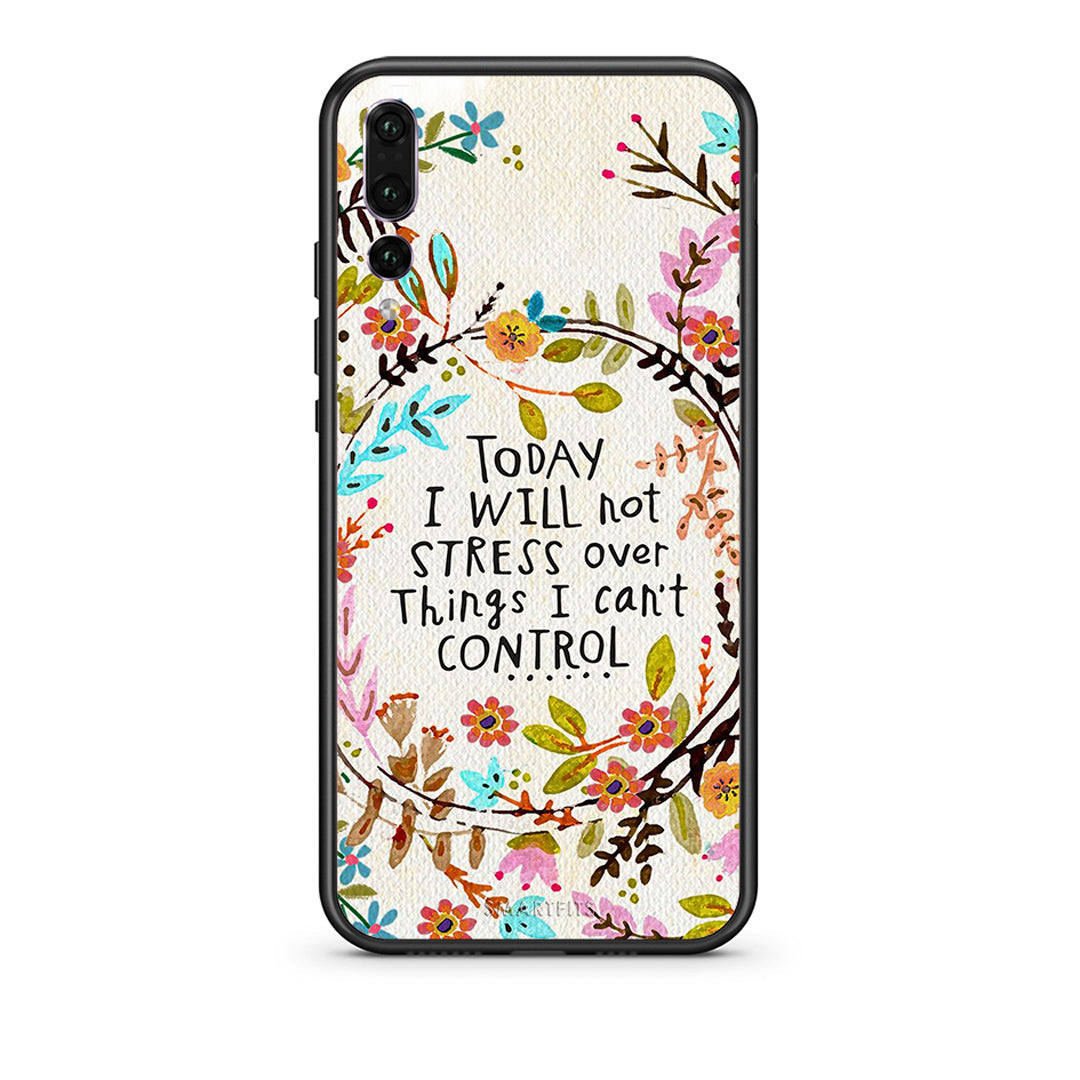 huawei p20 pro Stress Over θήκη από τη Smartfits με σχέδιο στο πίσω μέρος και μαύρο περίβλημα | Smartphone case with colorful back and black bezels by Smartfits