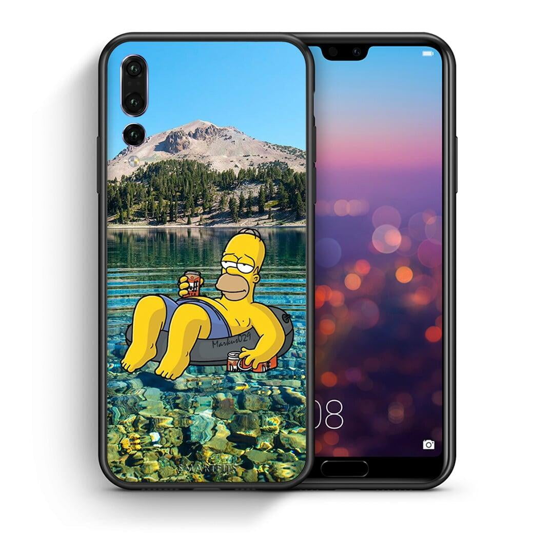 Θήκη Huawei P20 Pro Summer Happiness από τη Smartfits με σχέδιο στο πίσω μέρος και μαύρο περίβλημα | Huawei P20 Pro Summer Happiness case with colorful back and black bezels