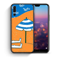 Thumbnail for Θήκη Huawei P20 Pro Summering από τη Smartfits με σχέδιο στο πίσω μέρος και μαύρο περίβλημα | Huawei P20 Pro Summering case with colorful back and black bezels