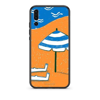 huawei p20 pro Summering Θήκη από τη Smartfits με σχέδιο στο πίσω μέρος και μαύρο περίβλημα | Smartphone case with colorful back and black bezels by Smartfits