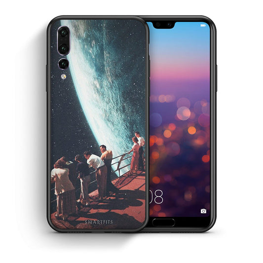 Θήκη Huawei P20 Pro Surreal View από τη Smartfits με σχέδιο στο πίσω μέρος και μαύρο περίβλημα | Huawei P20 Pro Surreal View case with colorful back and black bezels
