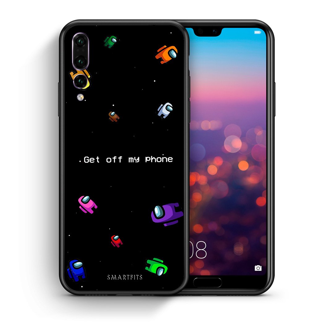 Θήκη Huawei P20 Pro AFK Text από τη Smartfits με σχέδιο στο πίσω μέρος και μαύρο περίβλημα | Huawei P20 Pro AFK Text case with colorful back and black bezels