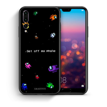 Θήκη Huawei P20 Pro AFK Text από τη Smartfits με σχέδιο στο πίσω μέρος και μαύρο περίβλημα | Huawei P20 Pro AFK Text case with colorful back and black bezels