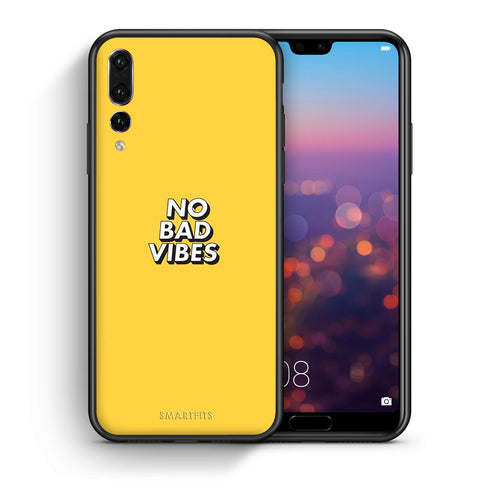 Θήκη Huawei P20 Pro Vibes Text από τη Smartfits με σχέδιο στο πίσω μέρος και μαύρο περίβλημα | Huawei P20 Pro Vibes Text case with colorful back and black bezels
