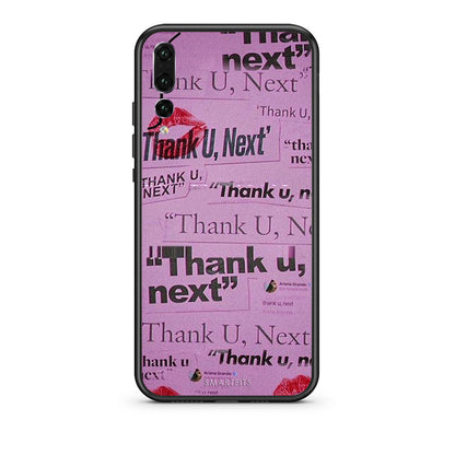 huawei p20 pro Thank You Next Θήκη Αγίου Βαλεντίνου από τη Smartfits με σχέδιο στο πίσω μέρος και μαύρο περίβλημα | Smartphone case with colorful back and black bezels by Smartfits