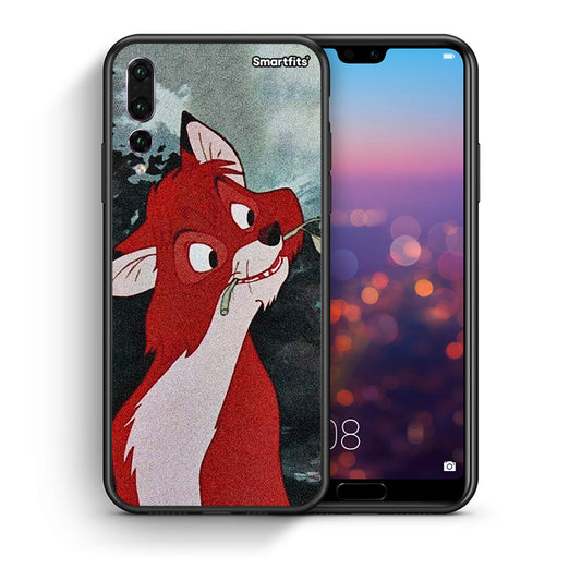 Θήκη Huawei P20 Pro Tod And Vixey Love 1 από τη Smartfits με σχέδιο στο πίσω μέρος και μαύρο περίβλημα | Huawei P20 Pro Tod And Vixey Love 1 case with colorful back and black bezels