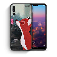 Thumbnail for Θήκη Huawei P20 Pro Tod And Vixey Love 2 από τη Smartfits με σχέδιο στο πίσω μέρος και μαύρο περίβλημα | Huawei P20 Pro Tod And Vixey Love 2 case with colorful back and black bezels