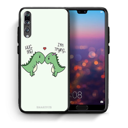 Θήκη Huawei P20 Pro Rex Valentine από τη Smartfits με σχέδιο στο πίσω μέρος και μαύρο περίβλημα | Huawei P20 Pro Rex Valentine case with colorful back and black bezels
