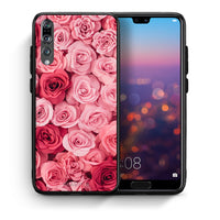 Thumbnail for Θήκη Huawei P20 Pro RoseGarden Valentine από τη Smartfits με σχέδιο στο πίσω μέρος και μαύρο περίβλημα | Huawei P20 Pro RoseGarden Valentine case with colorful back and black bezels