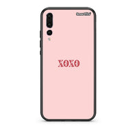 Thumbnail for huawei p20 pro XOXO Love θήκη από τη Smartfits με σχέδιο στο πίσω μέρος και μαύρο περίβλημα | Smartphone case with colorful back and black bezels by Smartfits