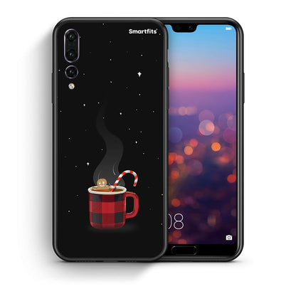 Θήκη Huawei P20 Pro Xmas Bathing από τη Smartfits με σχέδιο στο πίσω μέρος και μαύρο περίβλημα | Huawei P20 Pro Xmas Bathing case with colorful back and black bezels