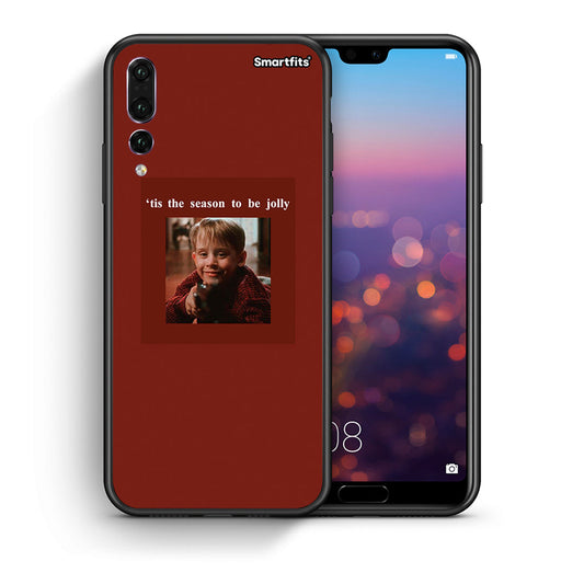 Θήκη Huawei P20 Pro Xmas Ultimate Spirit από τη Smartfits με σχέδιο στο πίσω μέρος και μαύρο περίβλημα | Huawei P20 Pro Xmas Ultimate Spirit case with colorful back and black bezels