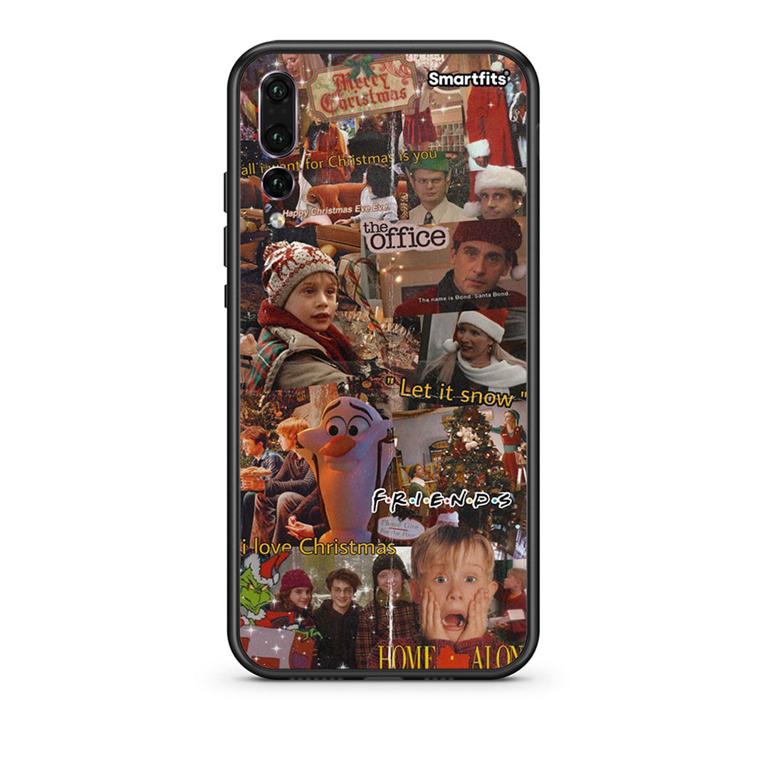 huawei p20 pro Xmas Wishes θήκη από τη Smartfits με σχέδιο στο πίσω μέρος και μαύρο περίβλημα | Smartphone case with colorful back and black bezels by Smartfits