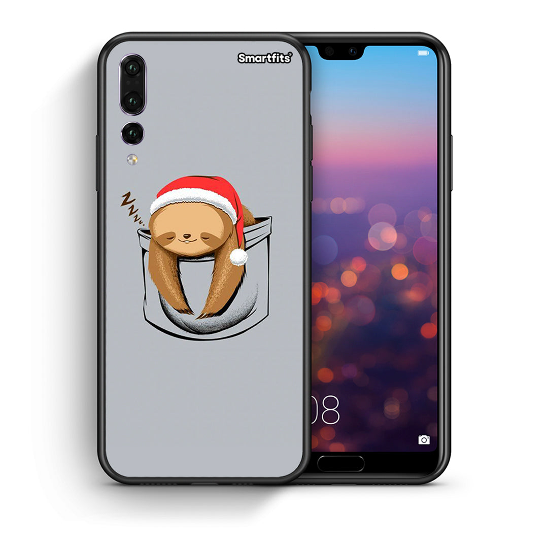 Θήκη Huawei P20 Pro Xmas Zzzz από τη Smartfits με σχέδιο στο πίσω μέρος και μαύρο περίβλημα | Huawei P20 Pro Xmas Zzzz case with colorful back and black bezels