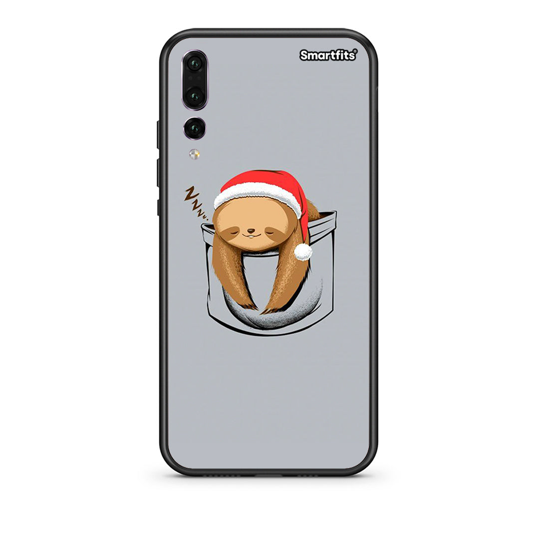 huawei p20 pro Xmas Zzzz θήκη από τη Smartfits με σχέδιο στο πίσω μέρος και μαύρο περίβλημα | Smartphone case with colorful back and black bezels by Smartfits