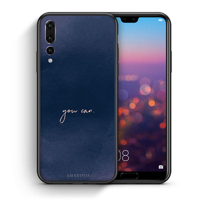 Θήκη Huawei P20 Pro You Can από τη Smartfits με σχέδιο στο πίσω μέρος και μαύρο περίβλημα | Huawei P20 Pro You Can case with colorful back and black bezels