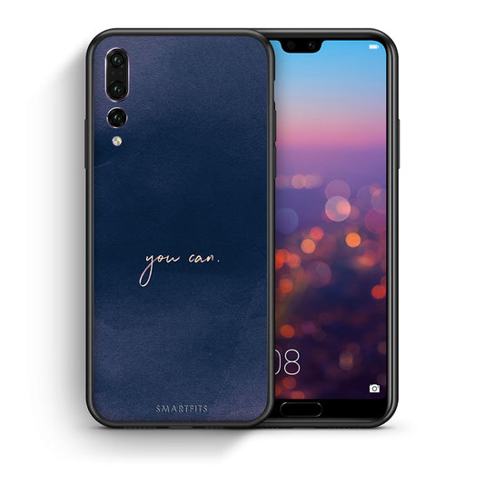 Θήκη Huawei P20 Pro You Can από τη Smartfits με σχέδιο στο πίσω μέρος και μαύρο περίβλημα | Huawei P20 Pro You Can case with colorful back and black bezels