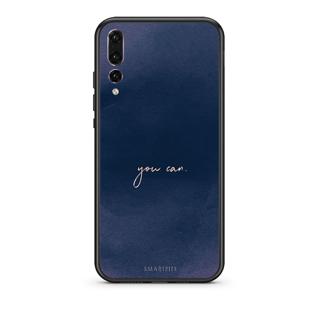 huawei p20 pro You Can θήκη από τη Smartfits με σχέδιο στο πίσω μέρος και μαύρο περίβλημα | Smartphone case with colorful back and black bezels by Smartfits