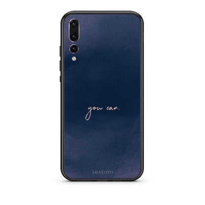 huawei p20 pro You Can θήκη από τη Smartfits με σχέδιο στο πίσω μέρος και μαύρο περίβλημα | Smartphone case with colorful back and black bezels by Smartfits