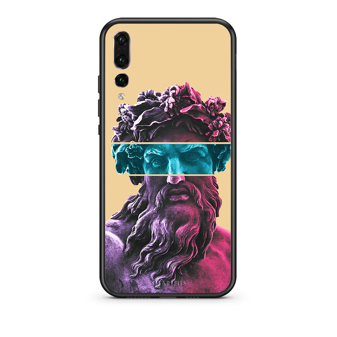 huawei p20 pro Zeus Art Θήκη Αγίου Βαλεντίνου από τη Smartfits με σχέδιο στο πίσω μέρος και μαύρο περίβλημα | Smartphone case with colorful back and black bezels by Smartfits