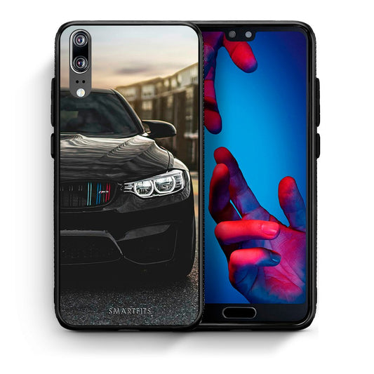 Θήκη Huawei P20 M3 Racing από τη Smartfits με σχέδιο στο πίσω μέρος και μαύρο περίβλημα | Huawei P20 M3 Racing case with colorful back and black bezels