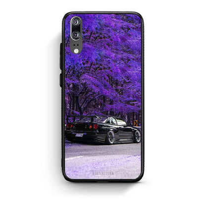 Huawei P20 Super Car Θήκη Αγίου Βαλεντίνου από τη Smartfits με σχέδιο στο πίσω μέρος και μαύρο περίβλημα | Smartphone case with colorful back and black bezels by Smartfits