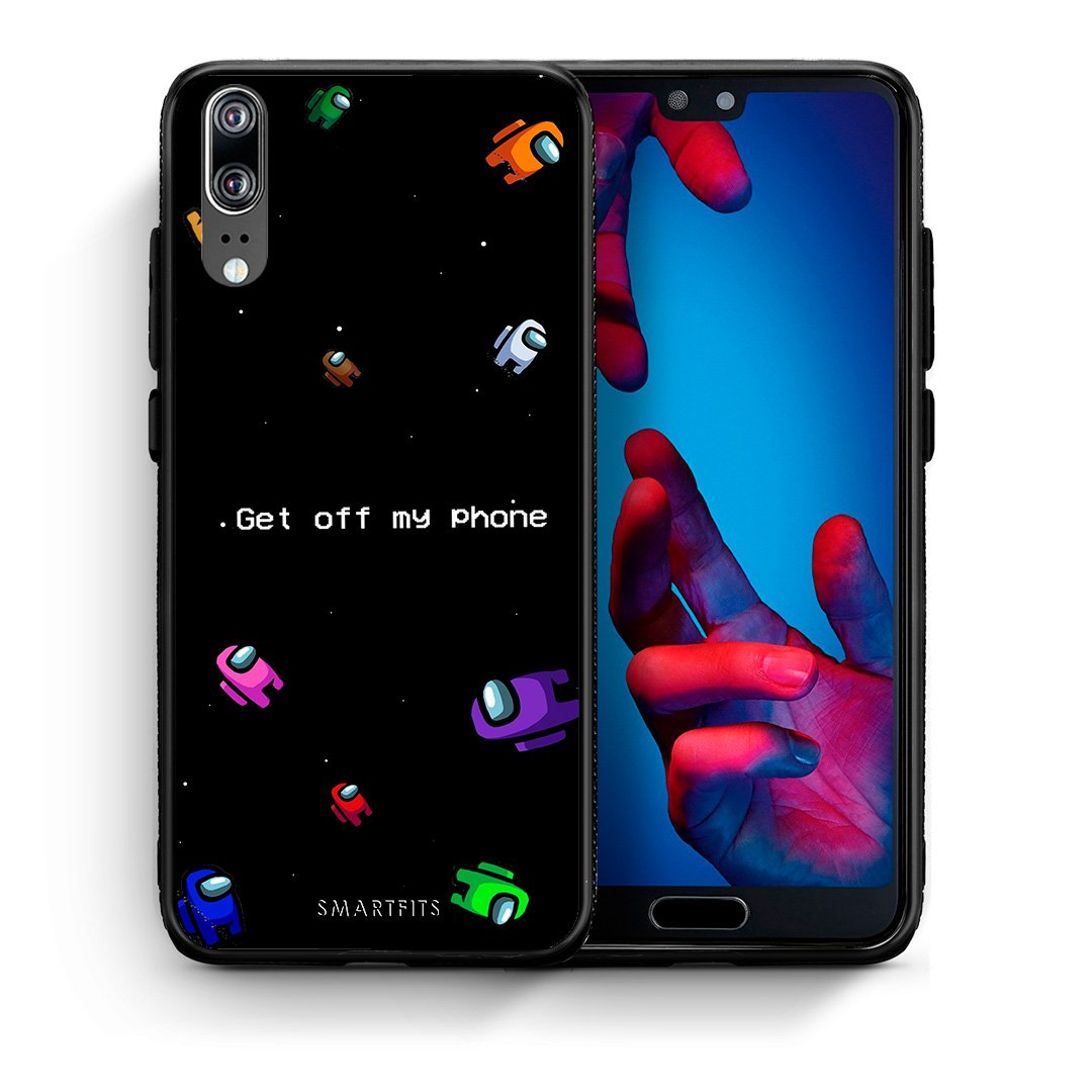 Θήκη Huawei P20 AFK Text από τη Smartfits με σχέδιο στο πίσω μέρος και μαύρο περίβλημα | Huawei P20 AFK Text case with colorful back and black bezels