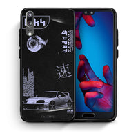 Thumbnail for Θήκη Αγίου Βαλεντίνου Huawei P20 Tokyo Drift από τη Smartfits με σχέδιο στο πίσω μέρος και μαύρο περίβλημα | Huawei P20 Tokyo Drift case with colorful back and black bezels