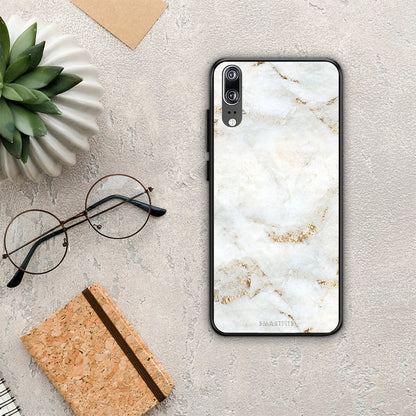 White Gold Marble - Huawei P20 θήκη