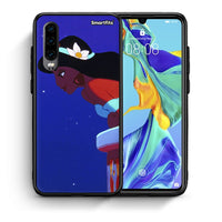 Thumbnail for Θήκη Huawei P30 Alladin And Jasmine Love 2 από τη Smartfits με σχέδιο στο πίσω μέρος και μαύρο περίβλημα | Huawei P30 Alladin And Jasmine Love 2 case with colorful back and black bezels