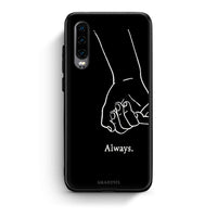 Thumbnail for Huawei P30 Always & Forever 1 Θήκη Αγίου Βαλεντίνου από τη Smartfits με σχέδιο στο πίσω μέρος και μαύρο περίβλημα | Smartphone case with colorful back and black bezels by Smartfits