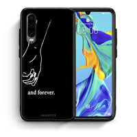 Thumbnail for Θήκη Αγίου Βαλεντίνου Huawei P30 Always & Forever 2 από τη Smartfits με σχέδιο στο πίσω μέρος και μαύρο περίβλημα | Huawei P30 Always & Forever 2 case with colorful back and black bezels