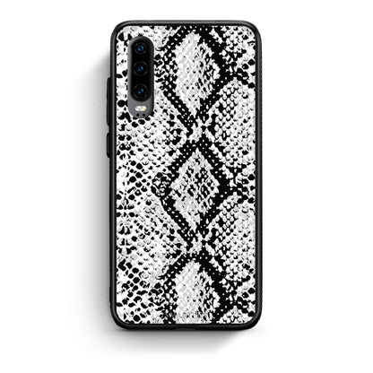 24 - Huawei P30  White Snake Animal case, cover, bumper