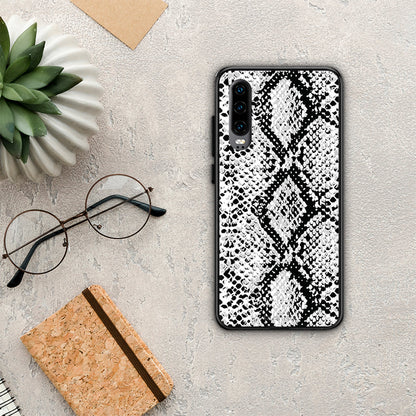 Animal White Snake - Huawei P30 θήκη