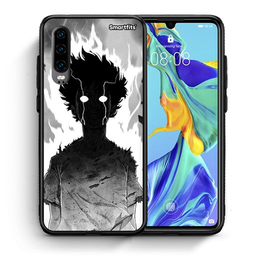 Θήκη Huawei P30 Anime Boy από τη Smartfits με σχέδιο στο πίσω μέρος και μαύρο περίβλημα | Huawei P30 Anime Boy case with colorful back and black bezels