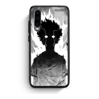 Huawei P30 Anime Boy Θήκη από τη Smartfits με σχέδιο στο πίσω μέρος και μαύρο περίβλημα | Smartphone case with colorful back and black bezels by Smartfits
