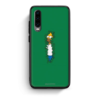Huawei P30 Bush Man Θήκη Αγίου Βαλεντίνου από τη Smartfits με σχέδιο στο πίσω μέρος και μαύρο περίβλημα | Smartphone case with colorful back and black bezels by Smartfits