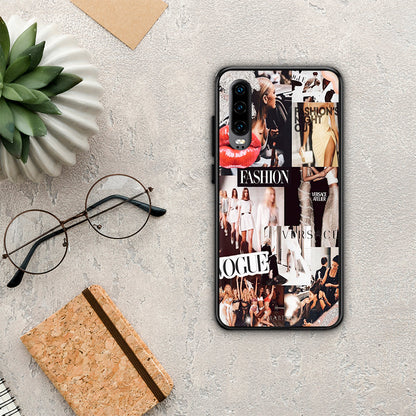 Collage Fashion - Huawei P30 θήκη