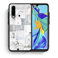 Thumbnail for Θήκη Αγίου Βαλεντίνου Huawei P30 Collage Make Me Wonder από τη Smartfits με σχέδιο στο πίσω μέρος και μαύρο περίβλημα | Huawei P30 Collage Make Me Wonder case with colorful back and black bezels