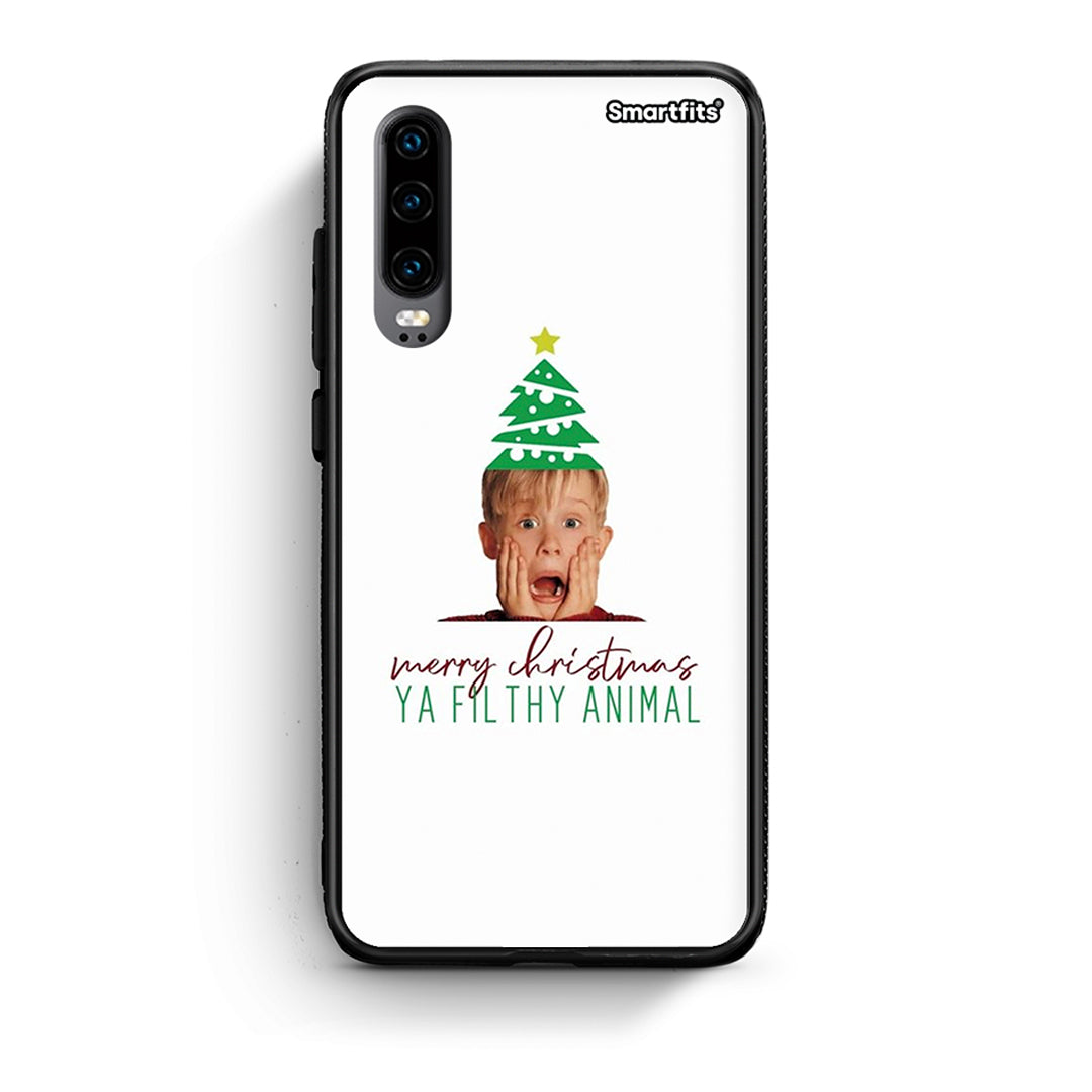 Huawei P30 Filthy Animal θήκη από τη Smartfits με σχέδιο στο πίσω μέρος και μαύρο περίβλημα | Smartphone case with colorful back and black bezels by Smartfits