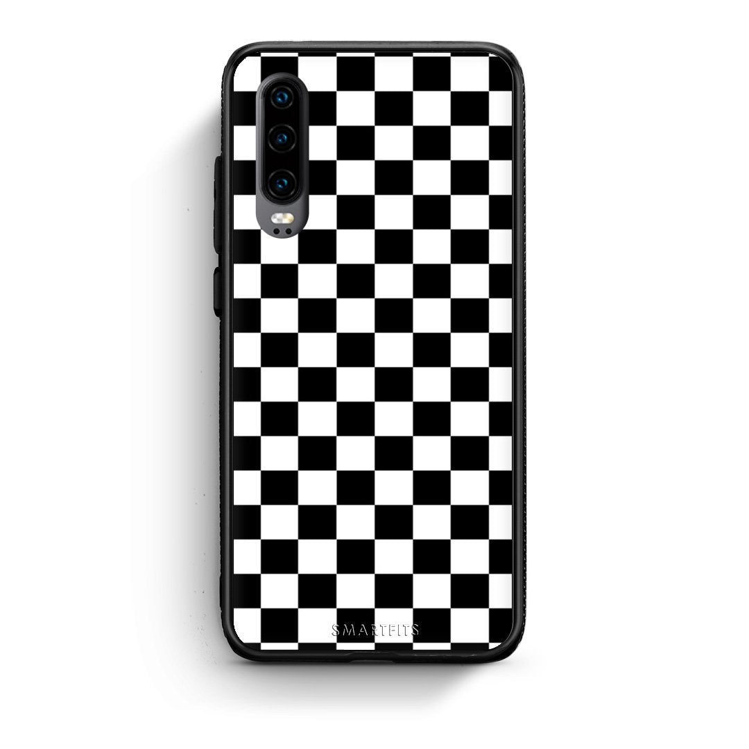 4 - Huawei P30 Squares Geometric case, cover, bumper