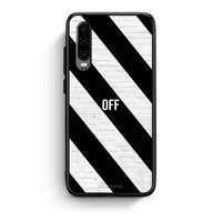 Thumbnail for Huawei P30 Get Off θήκη από τη Smartfits με σχέδιο στο πίσω μέρος και μαύρο περίβλημα | Smartphone case with colorful back and black bezels by Smartfits