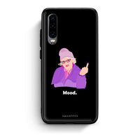 Thumbnail for Huawei P30 Grandma Mood Black θήκη από τη Smartfits με σχέδιο στο πίσω μέρος και μαύρο περίβλημα | Smartphone case with colorful back and black bezels by Smartfits