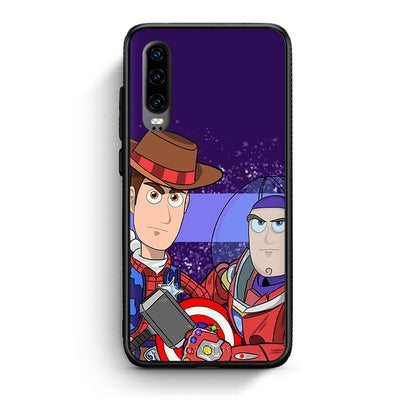 Huawei P30 Infinity Story θήκη από τη Smartfits με σχέδιο στο πίσω μέρος και μαύρο περίβλημα | Smartphone case with colorful back and black bezels by Smartfits
