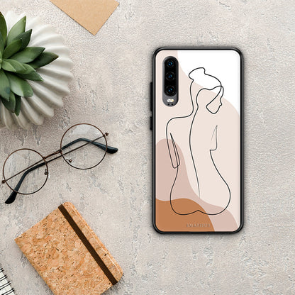 LineArt Woman - Huawei P30 θήκη