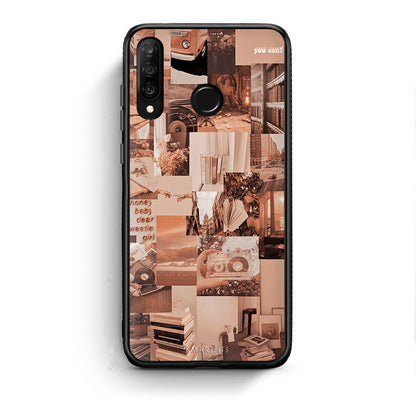 Huawei P30 Lite Collage You Can Θήκη Αγίου Βαλεντίνου από τη Smartfits με σχέδιο στο πίσω μέρος και μαύρο περίβλημα | Smartphone case with colorful back and black bezels by Smartfits
