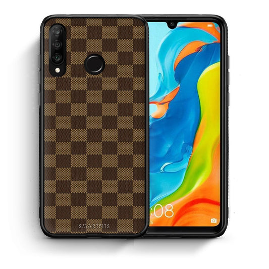 Θήκη Huawei P30 Lite Glamour Designer από τη Smartfits με σχέδιο στο πίσω μέρος και μαύρο περίβλημα | Huawei P30 Lite Glamour Designer case with colorful back and black bezels
